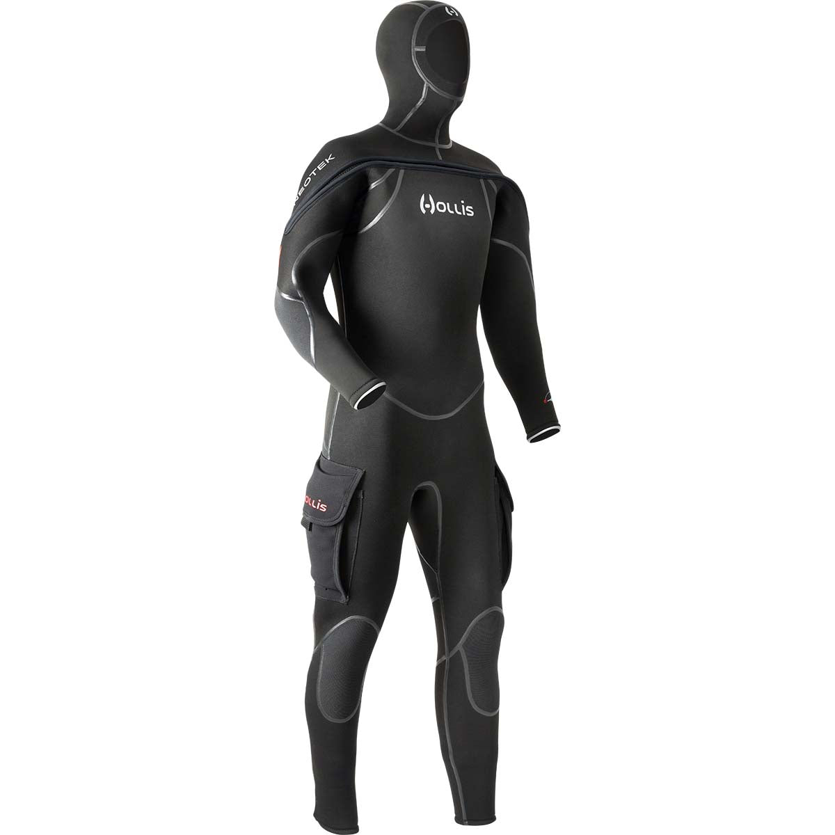 Hollis NeoTek 8/7/6 Semidry Hooded Wetsuit