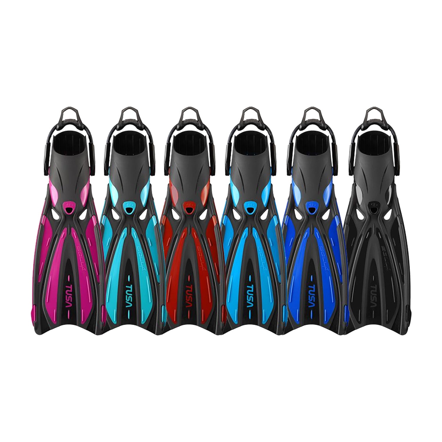 Tusa Solla Fins with Bungee Straps